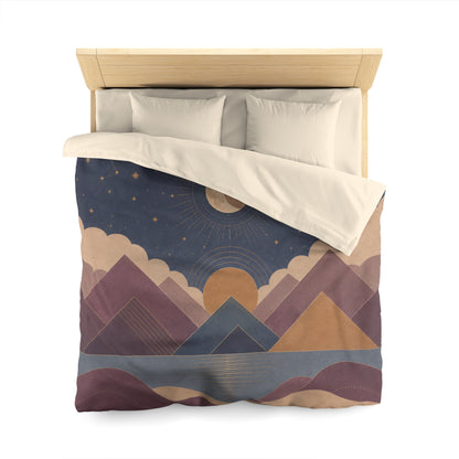 Celestial Vale Microfiber Duvet Cover
