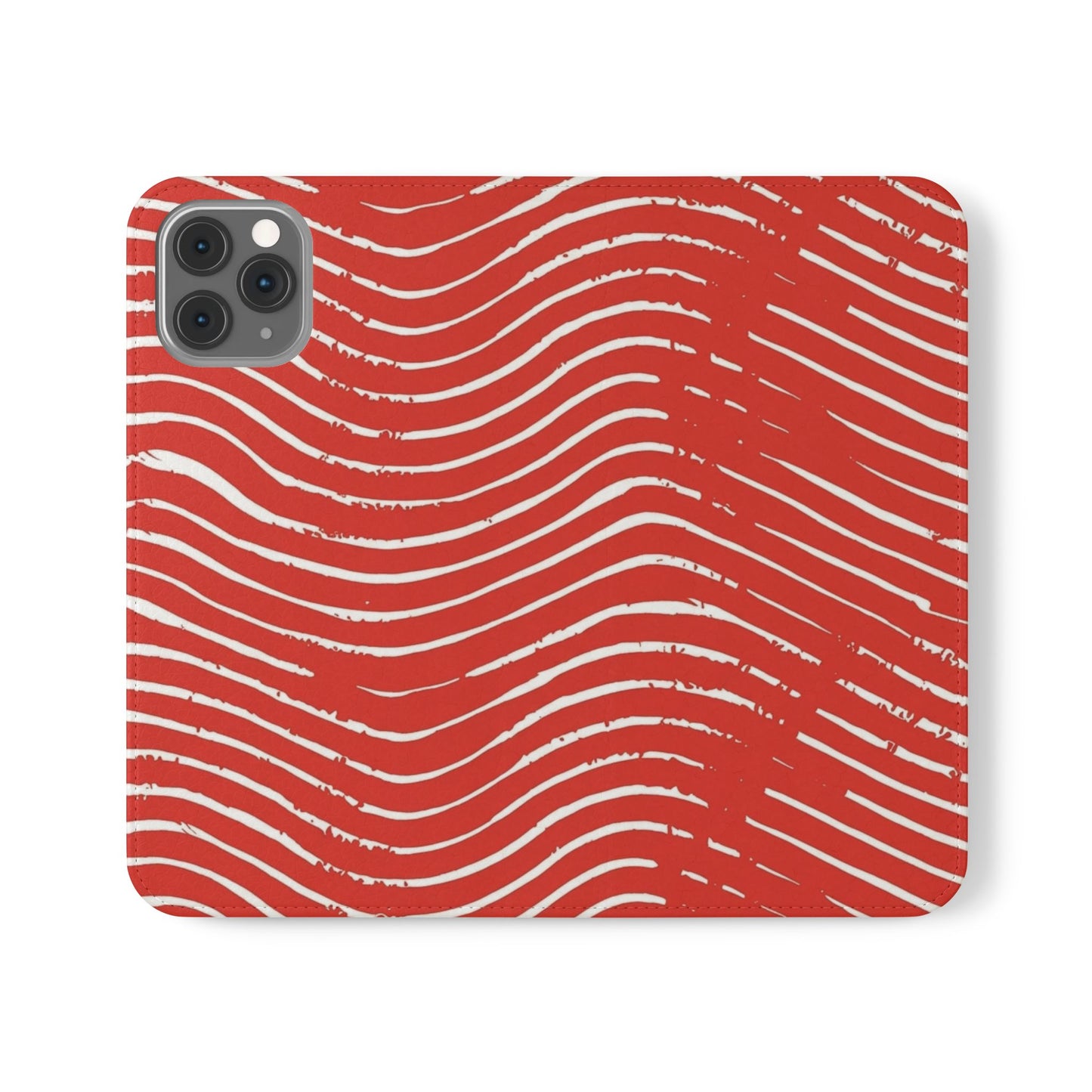 Scarlet Tide Vegan Leather Flip Case