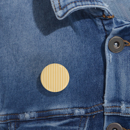 Buttercup Stripe Round Pins