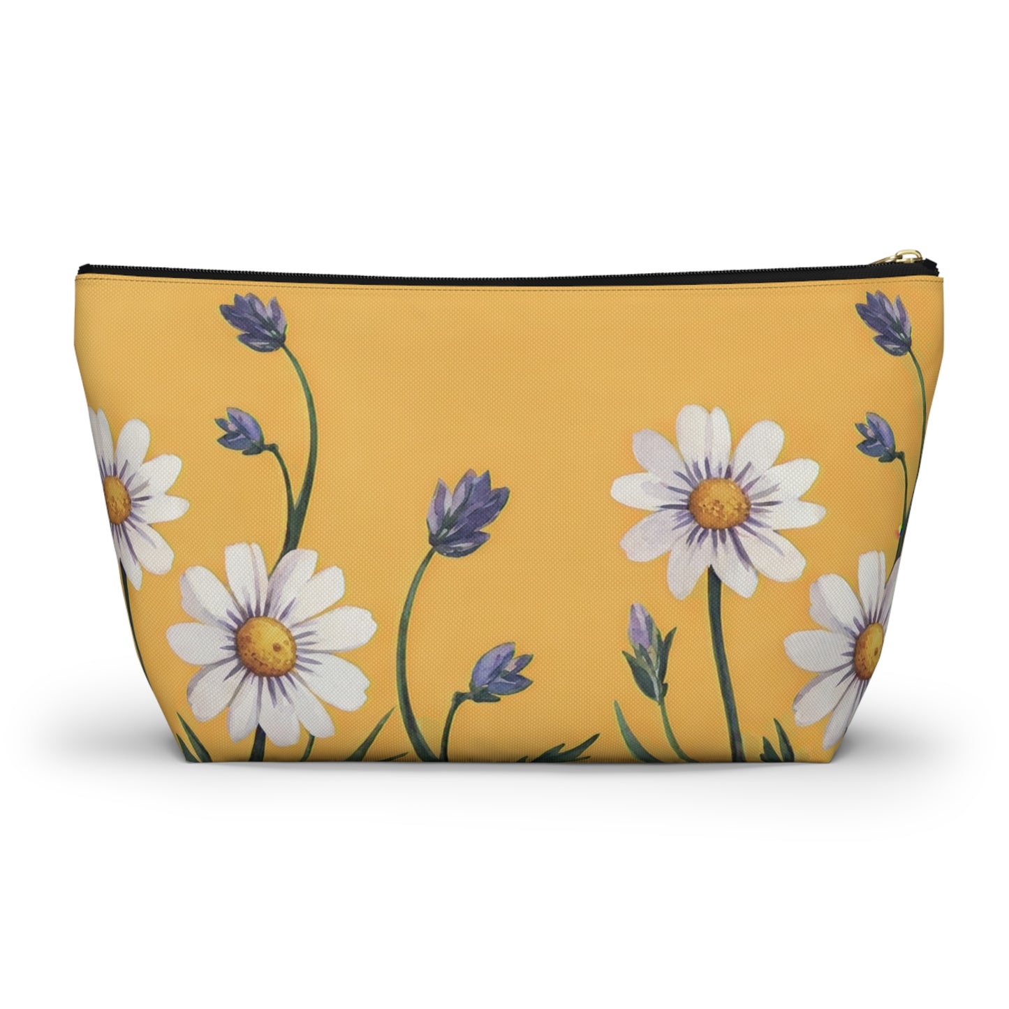 Spring Daisies Accessory Pouch with T-bottom