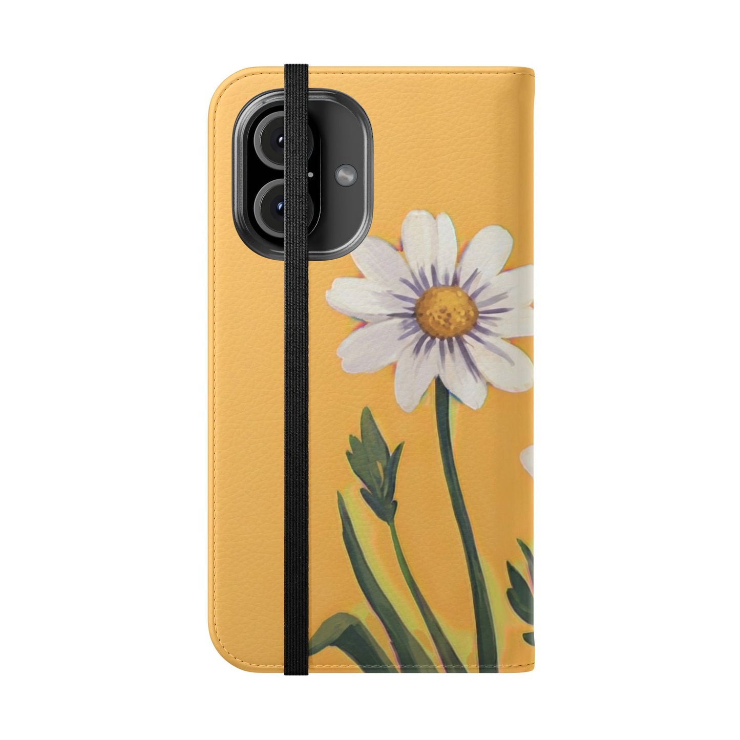 Spring Daisies Vegan Leather Flip Case