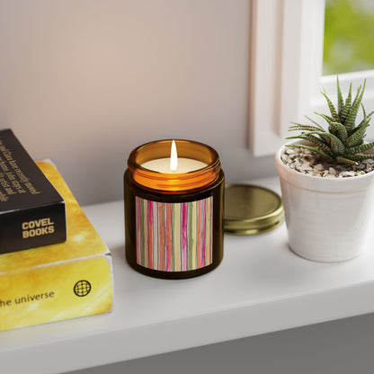 Summer Stripe Scented Candles