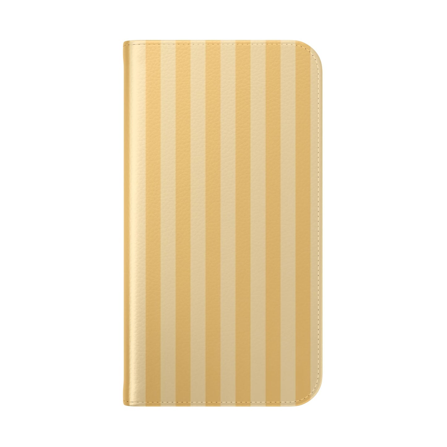Buttercup Stripe Vegan Leather Flip Case