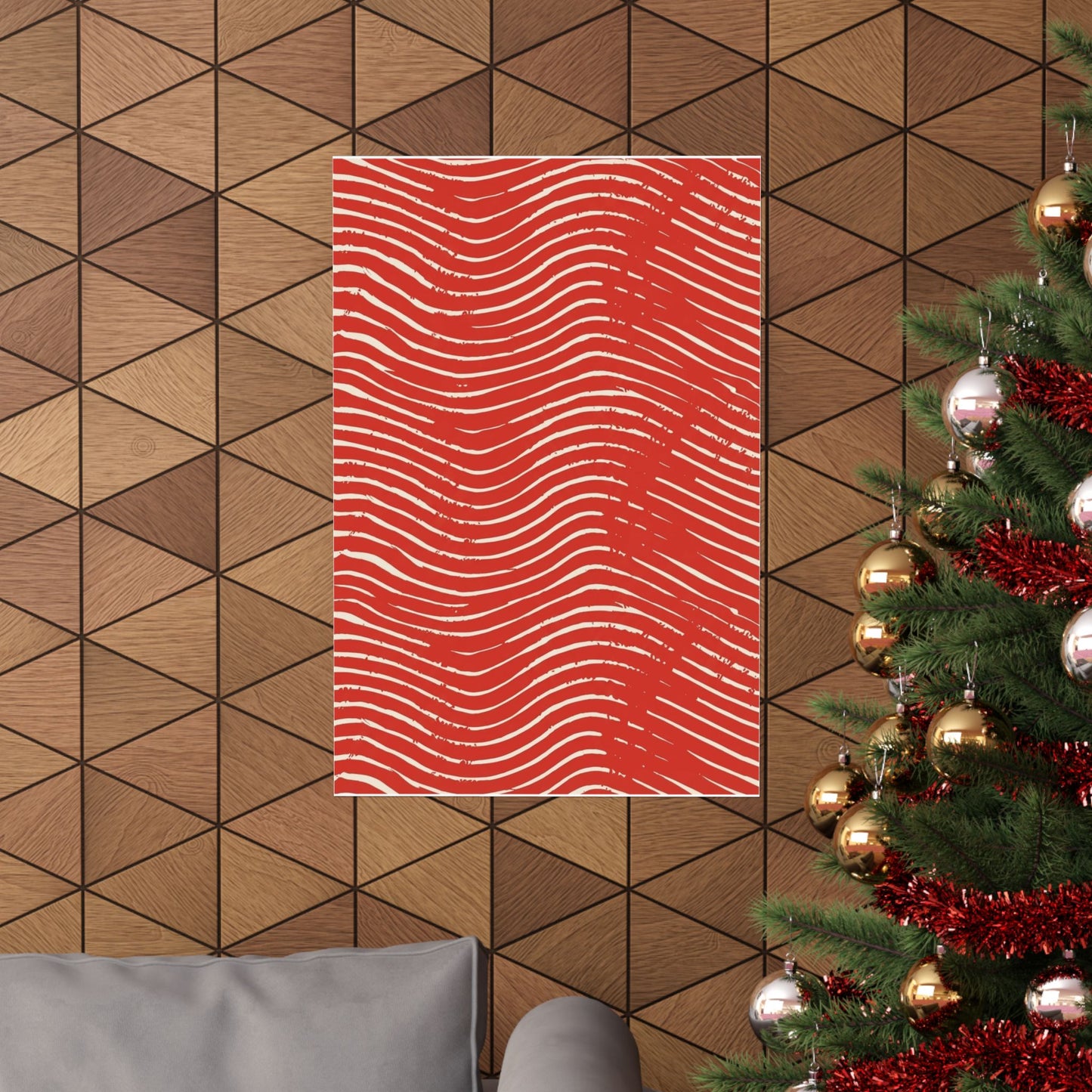 Scarlet Tide Art Poster