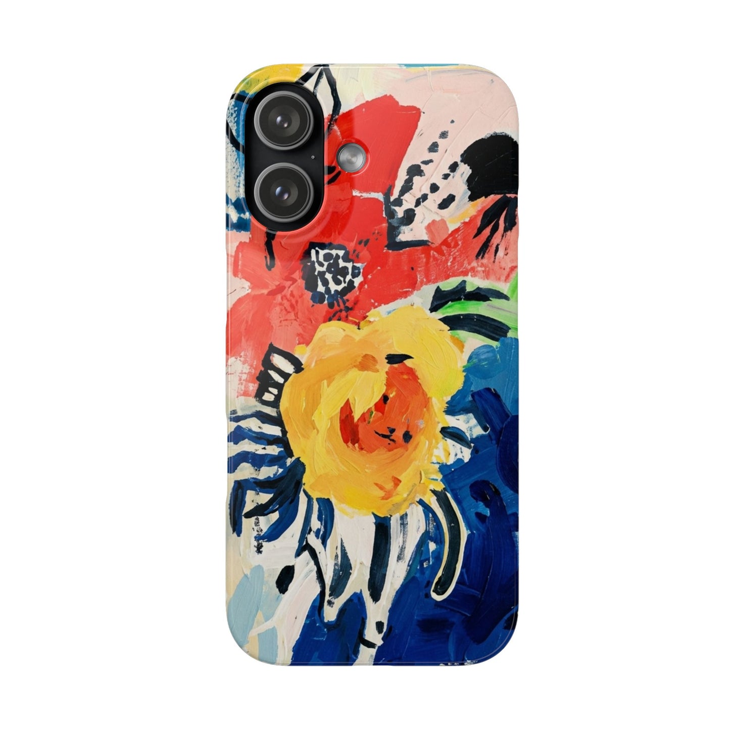 Abstract Flora Snap Phone Case