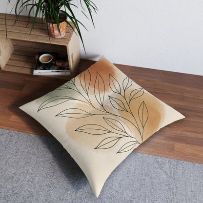 Square Tufted Floor Pillow — Square