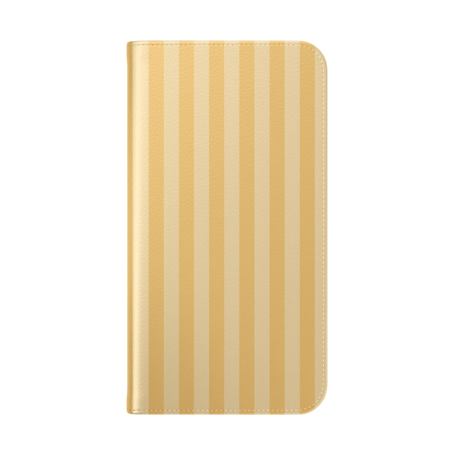 Buttercup Stripe Vegan Leather Flip Case