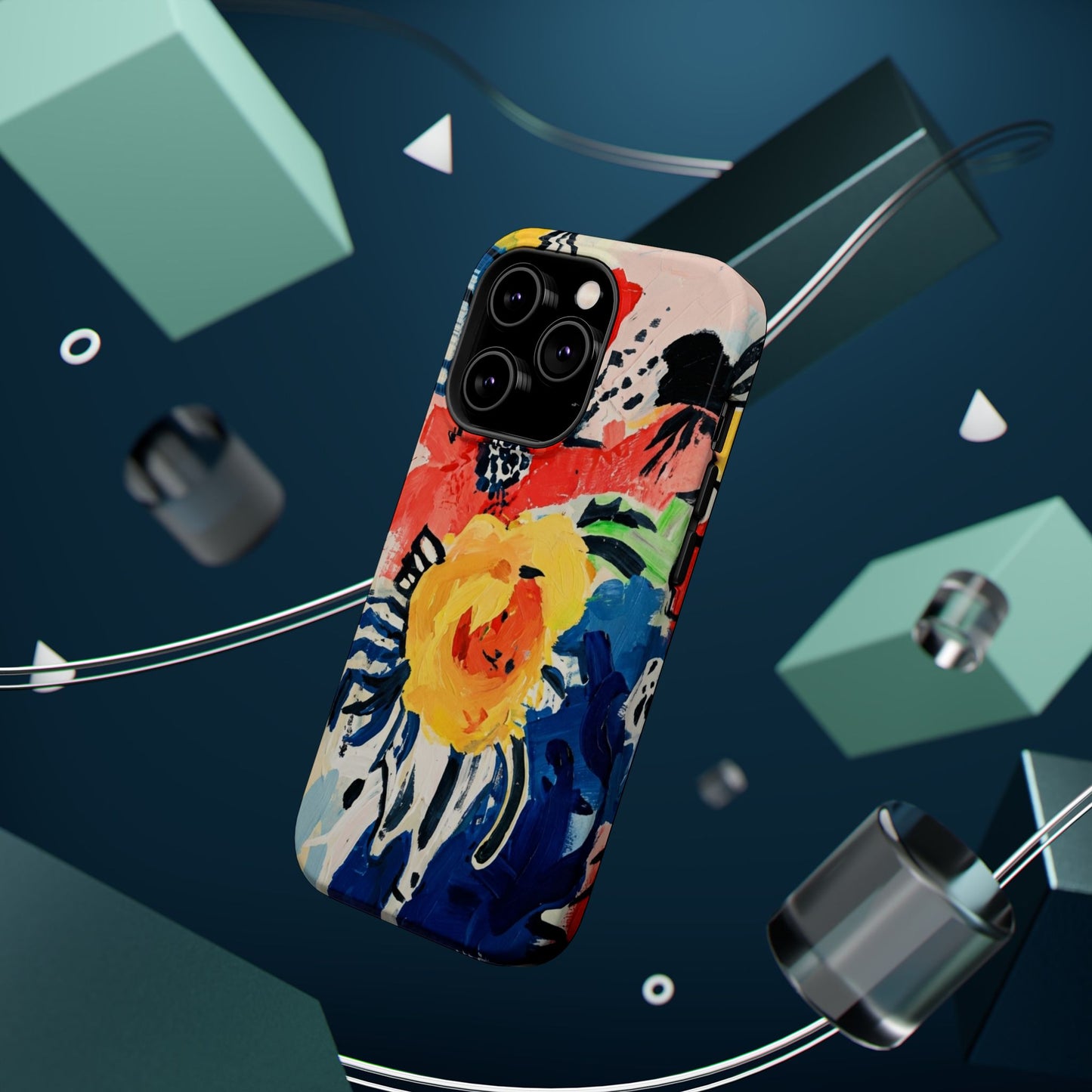 Abstract Flora Magnetic Phone Case