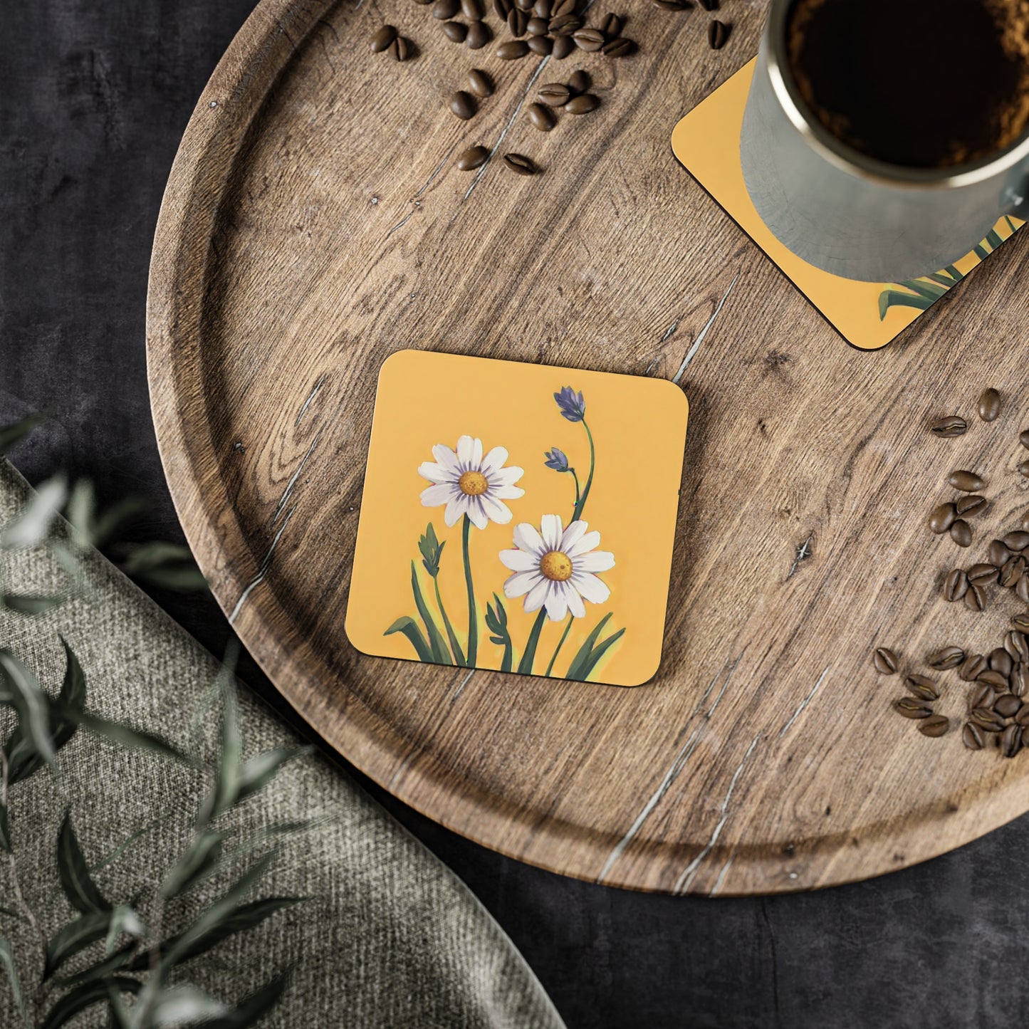 Spring Daisies Coasters