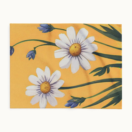 Spring Daisies Arctic Fleece Blanket