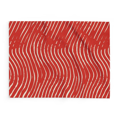 Scarlet Tide Arctic Fleece Blanket