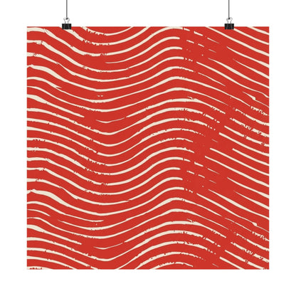 Scarlet Tide Art Poster