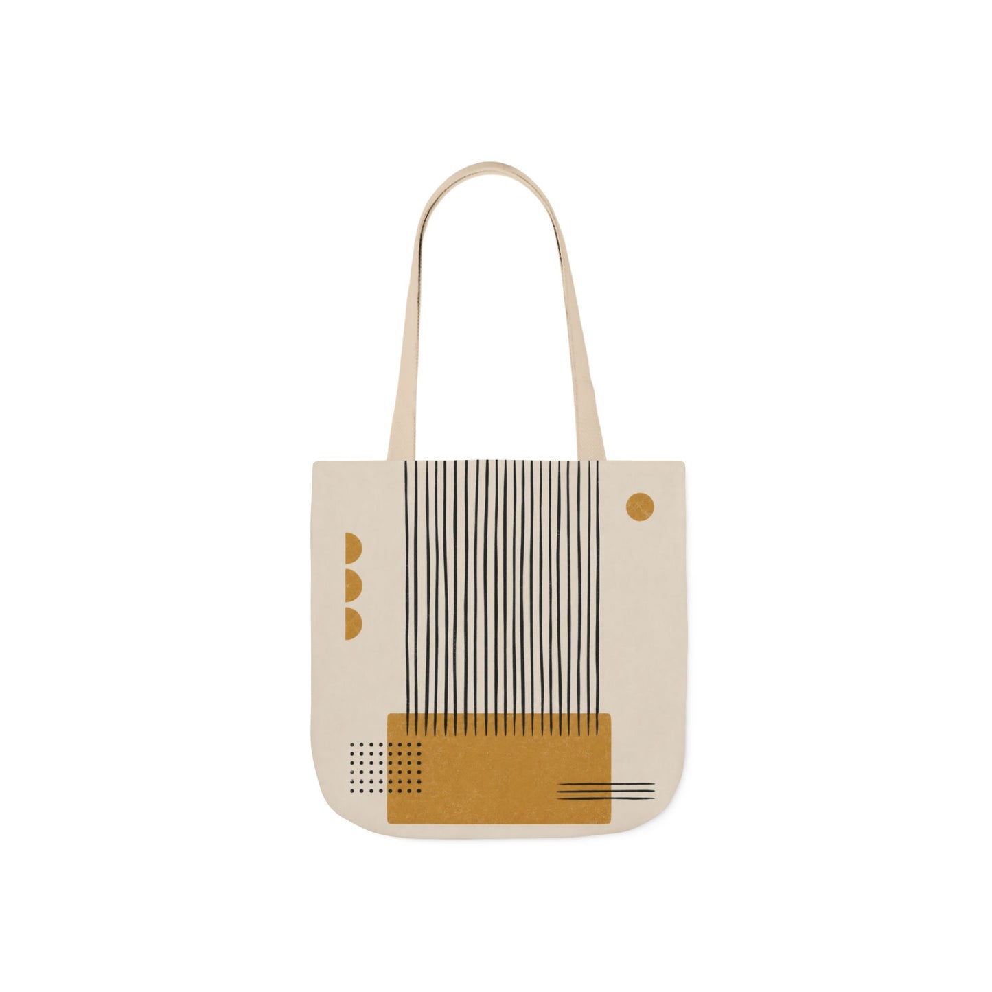 Ochre Cadence Tote Bag with 5-Color Straps