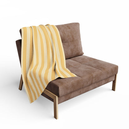 Buttercup Stripe Arctic Fleece Blanket