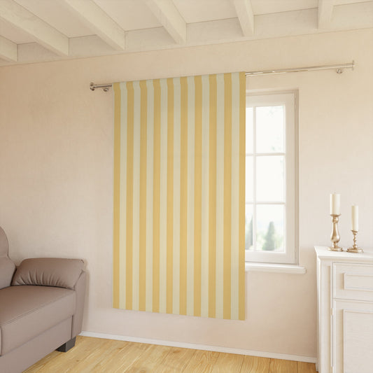 Buttercup Stripe Window Curtain