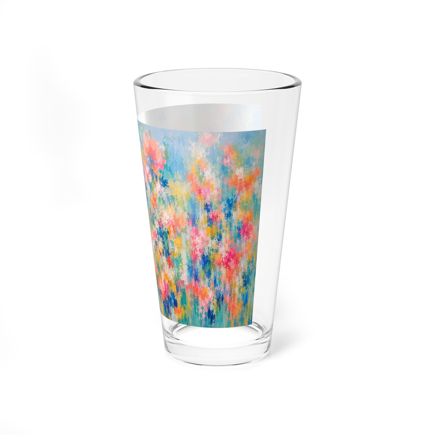 Chromatic Meadow Tall Mixing Glass 16oz