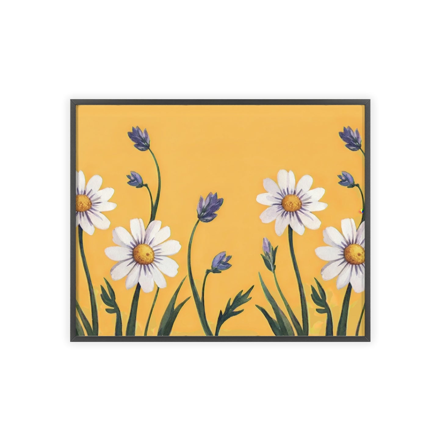 Spring Daisies Wood Framed Posters