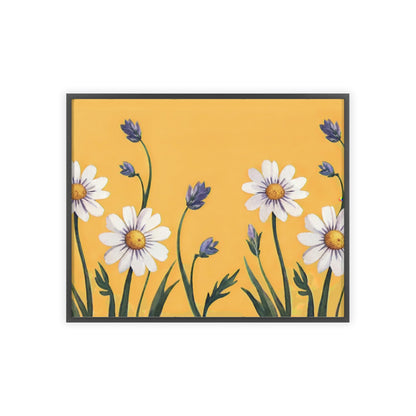Spring Daisies Wood Framed Posters