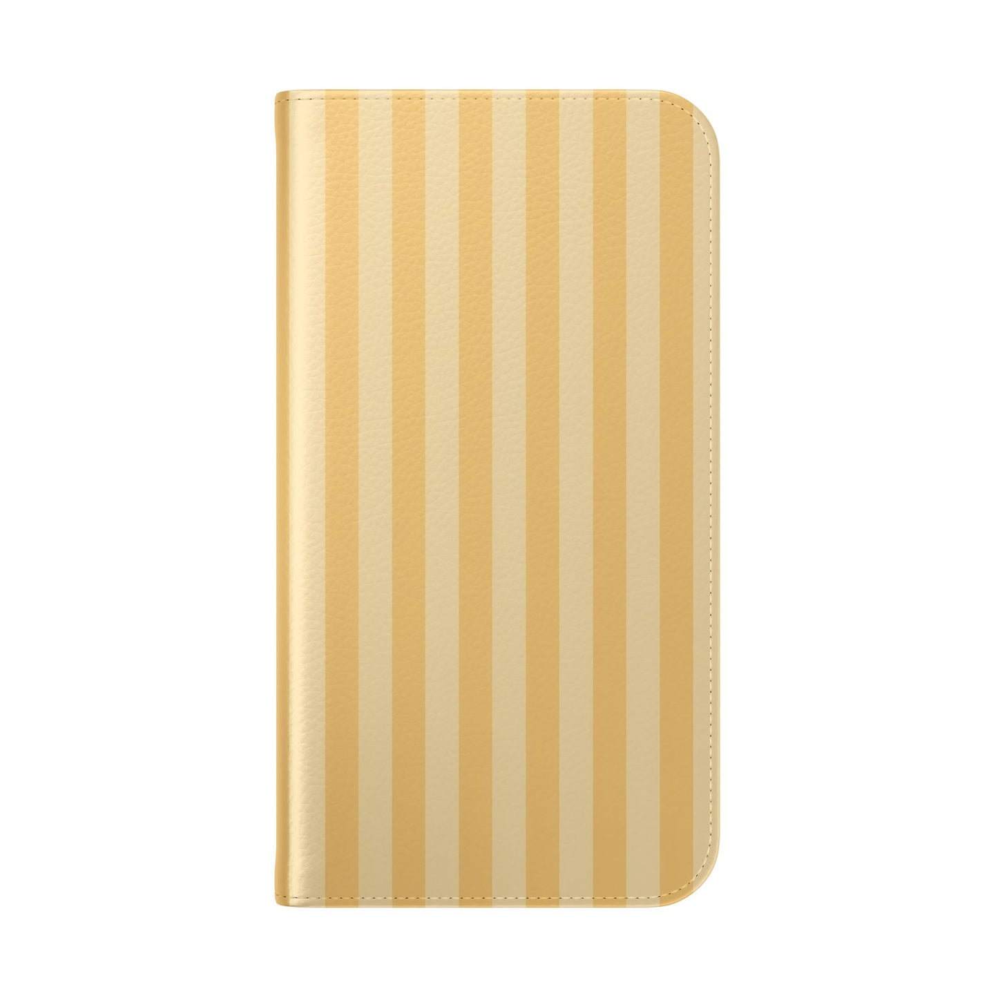 Buttercup Stripe Vegan Leather Flip Case
