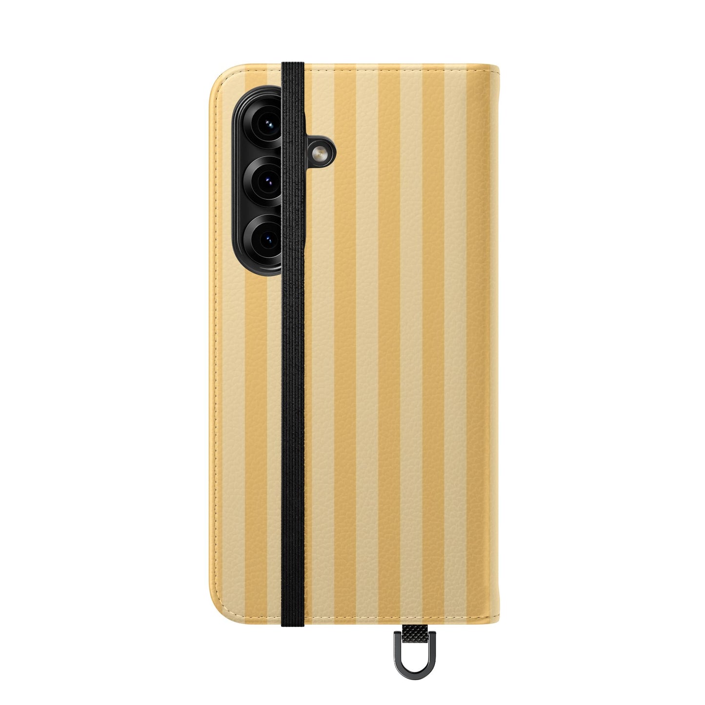 Buttercup Stripe Vegan Leather Flip Case