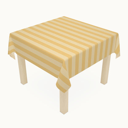 Buttercup Stripe Tablecloth