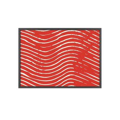 Scarlet Tide Wood Framed Posters