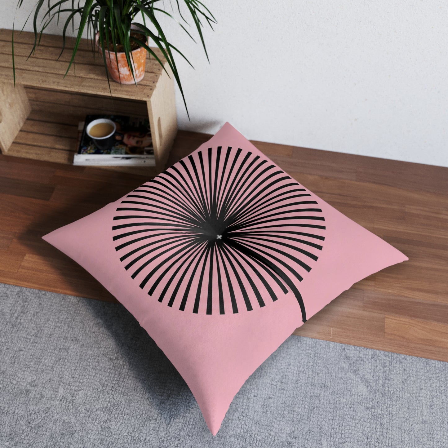 Square Tufted Floor Pillow