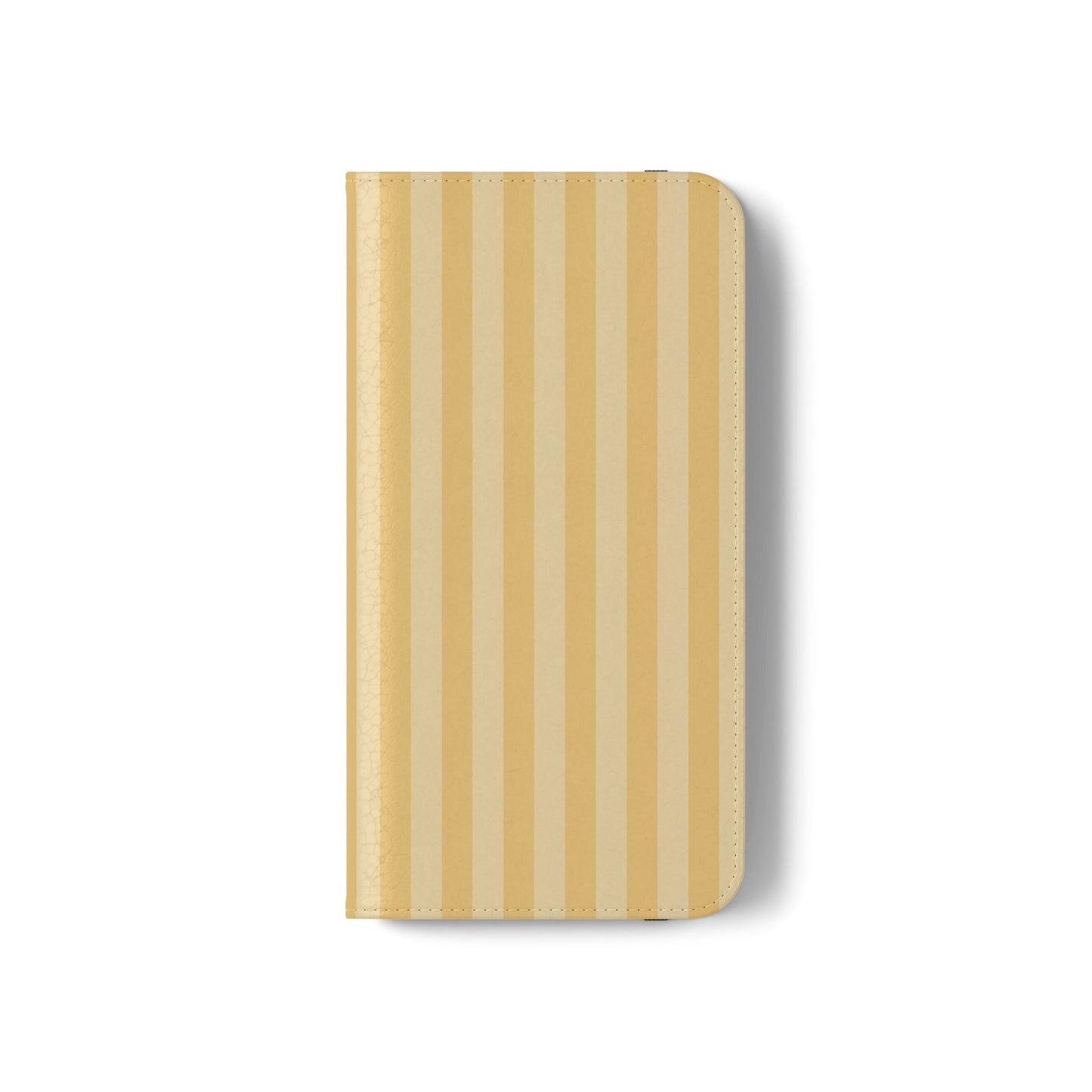 Buttercup Stripe Vegan Leather Flip Case