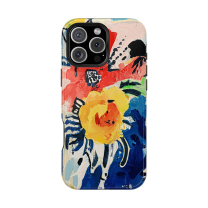 Abstract Flora Magnetic Phone Case