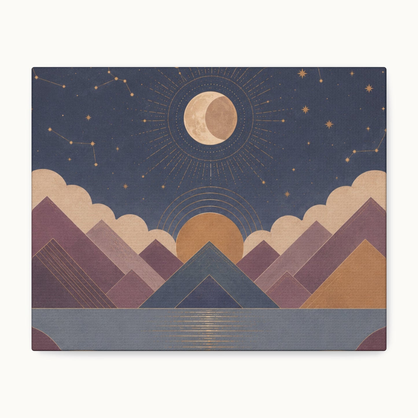 Celestial Vale Stretched Canvas Wall Art