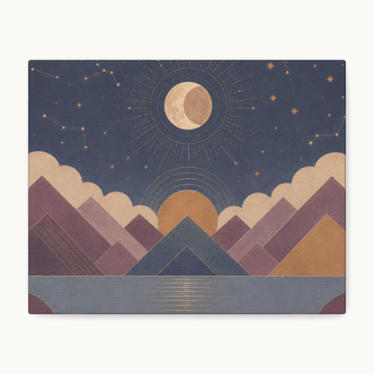 Celestial Vale Stretched Canvas Wall Art