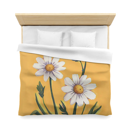 Spring Daisies Microfiber Duvet Cover