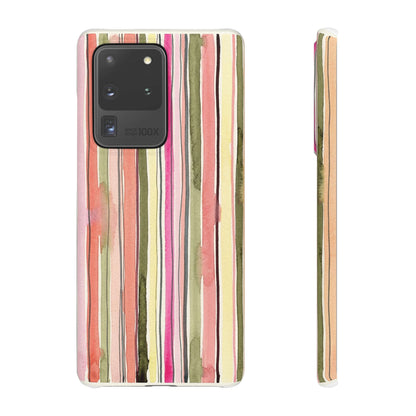 Summer Stripe Snap Phone Case