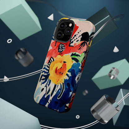 Abstract Flora Magnetic Phone Case
