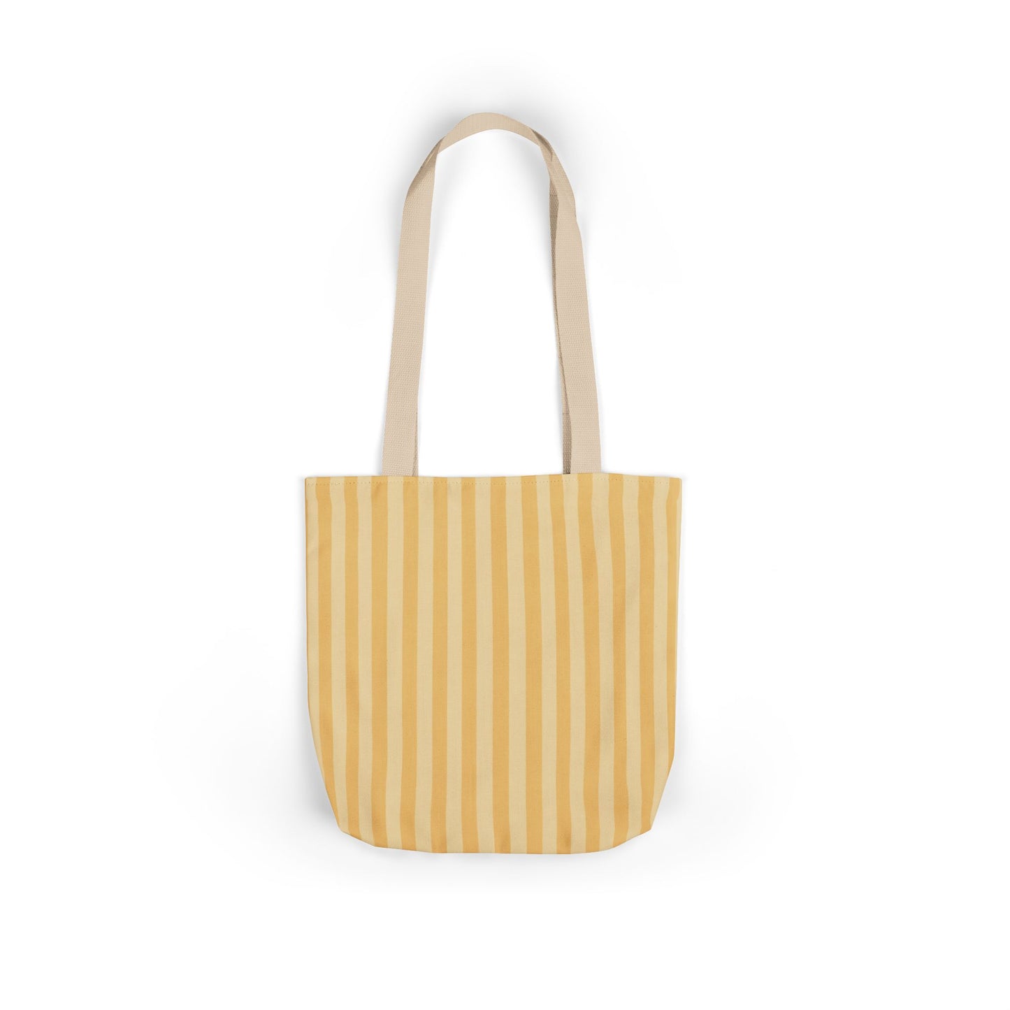 Buttercup Stripe Tote Bag with 5-Color Straps