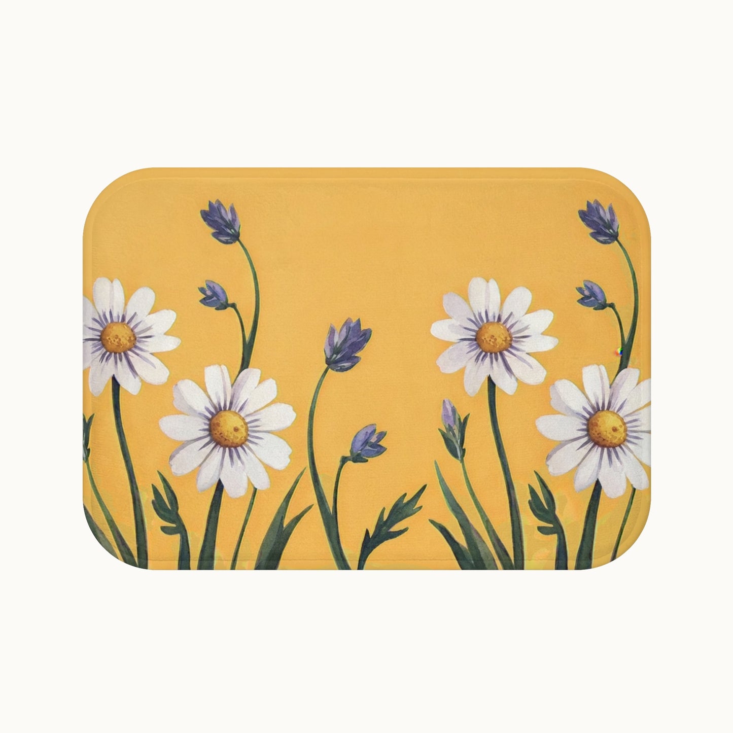 Spring Daisies Bath Mat