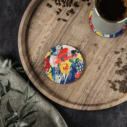 Abstract Flora Coasters