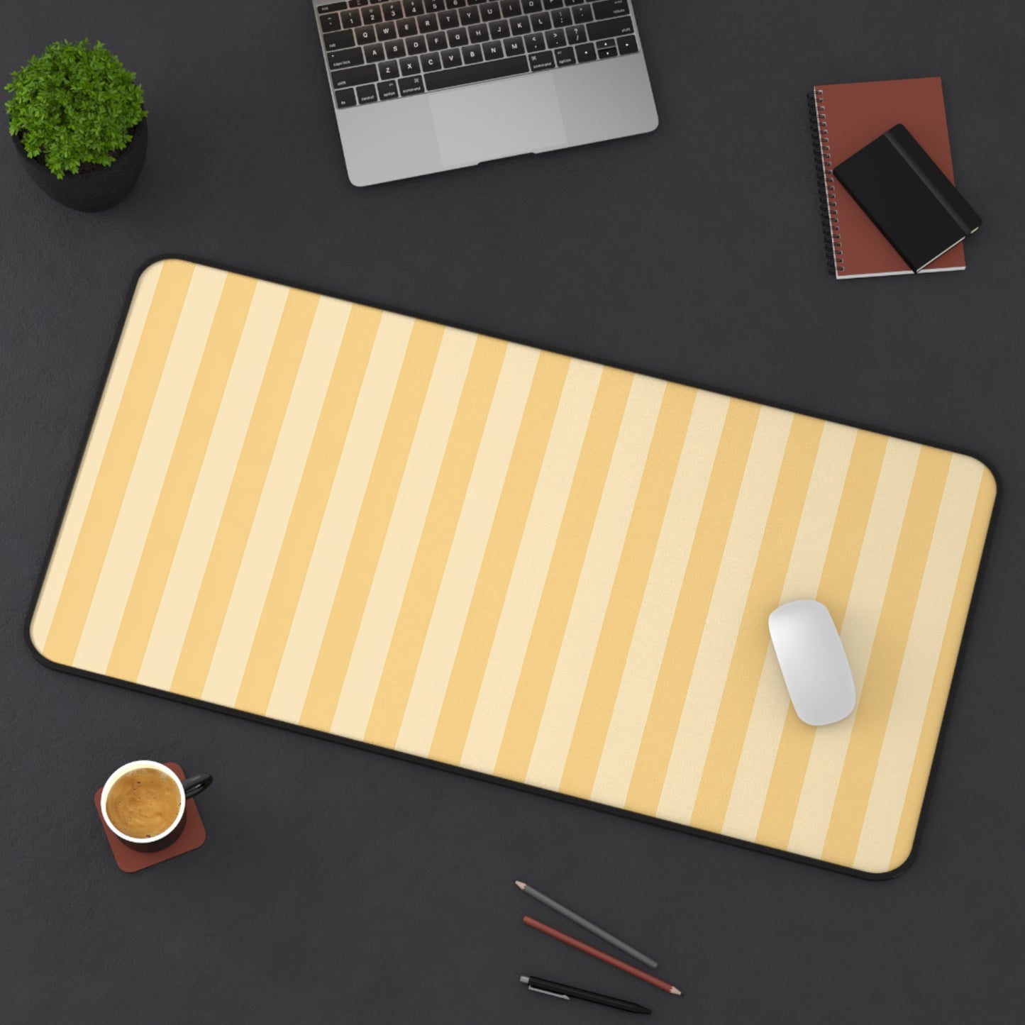 Buttercup Stripe Desk Mat