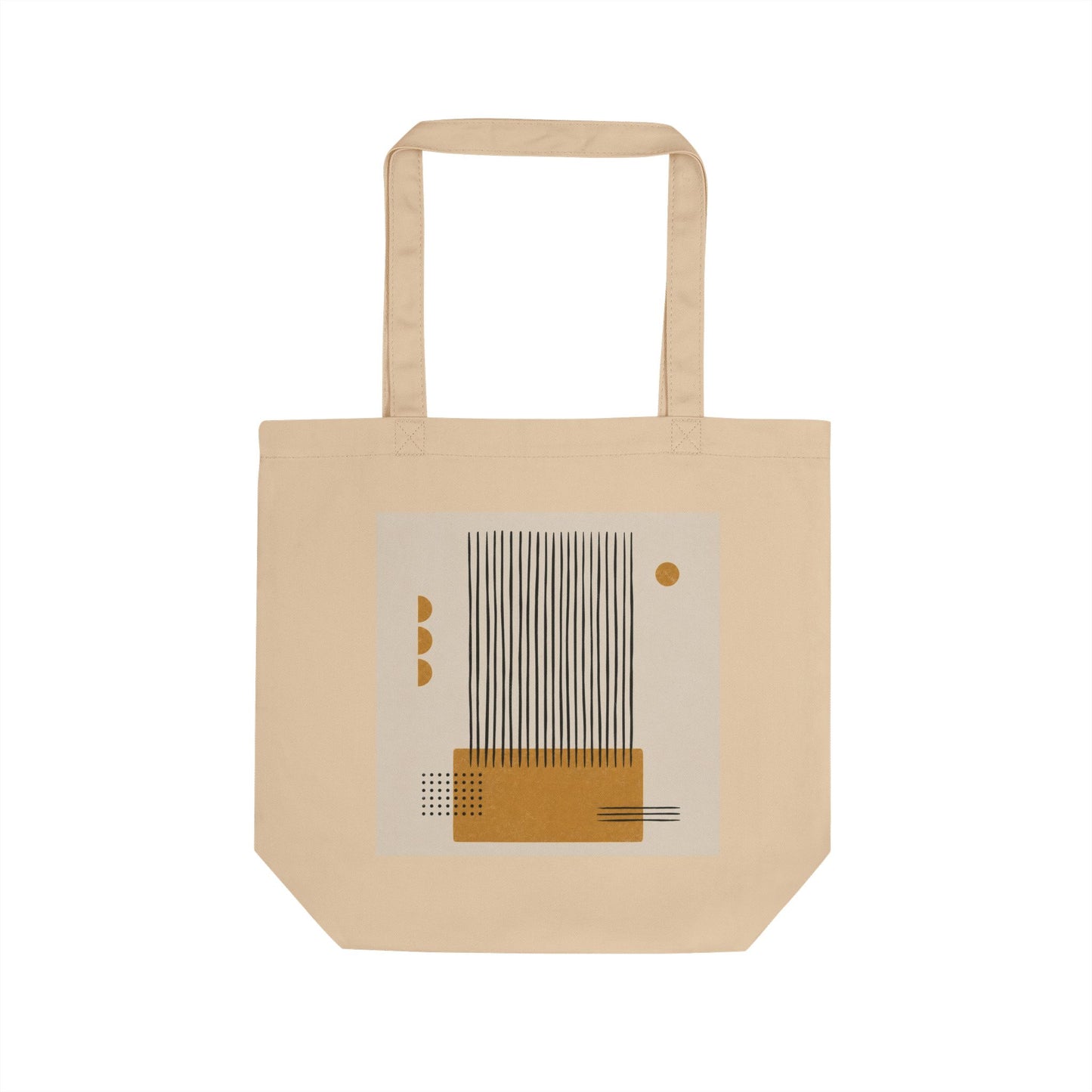 Ochre Cadence Eco Tote Bag — Square