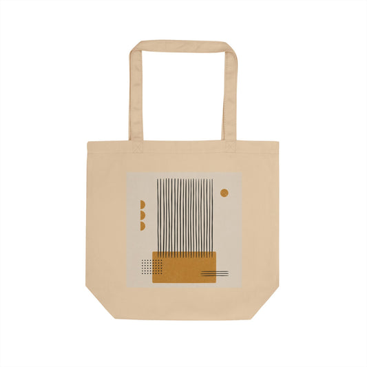 Ochre Cadence Eco Tote Bag — Square