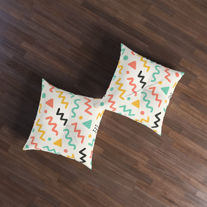 Square Tufted Floor Pillow