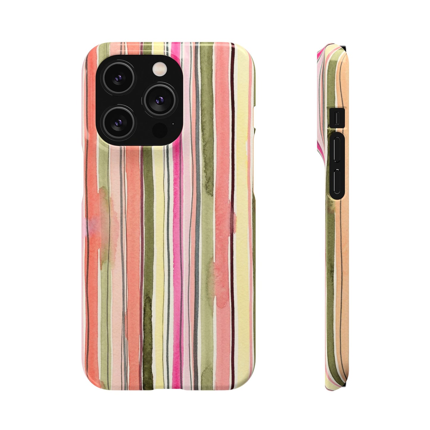 Summer Stripe Snap Phone Case