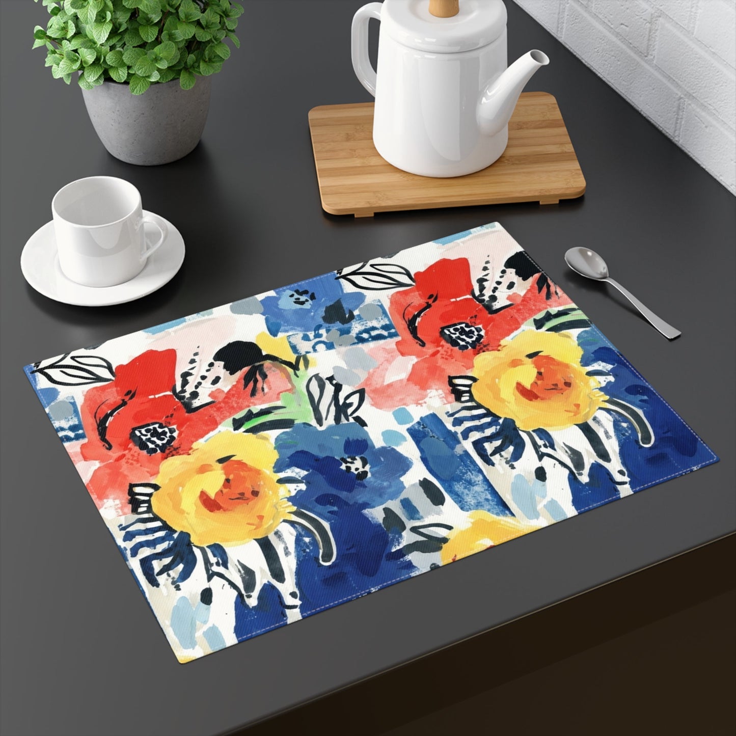 Abstract Flora Placemat