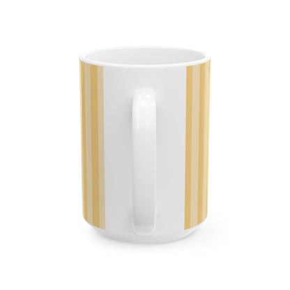 Buttercup Stripe Ceramic Mug
