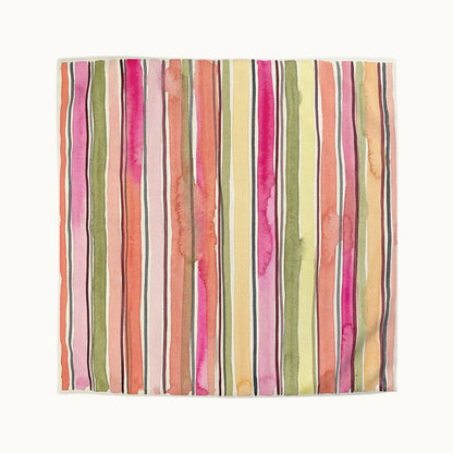 Summer Stripe Microfiber Duvet Cover