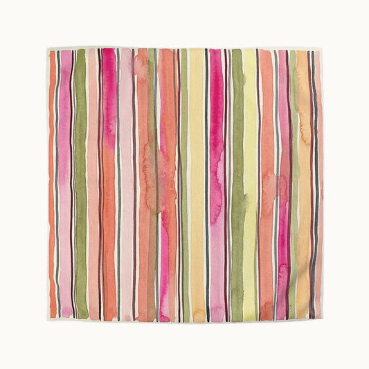 Summer Stripe Microfiber Duvet Cover