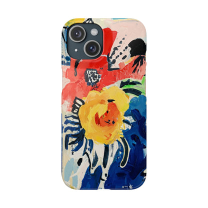 Abstract Flora Snap Phone Case
