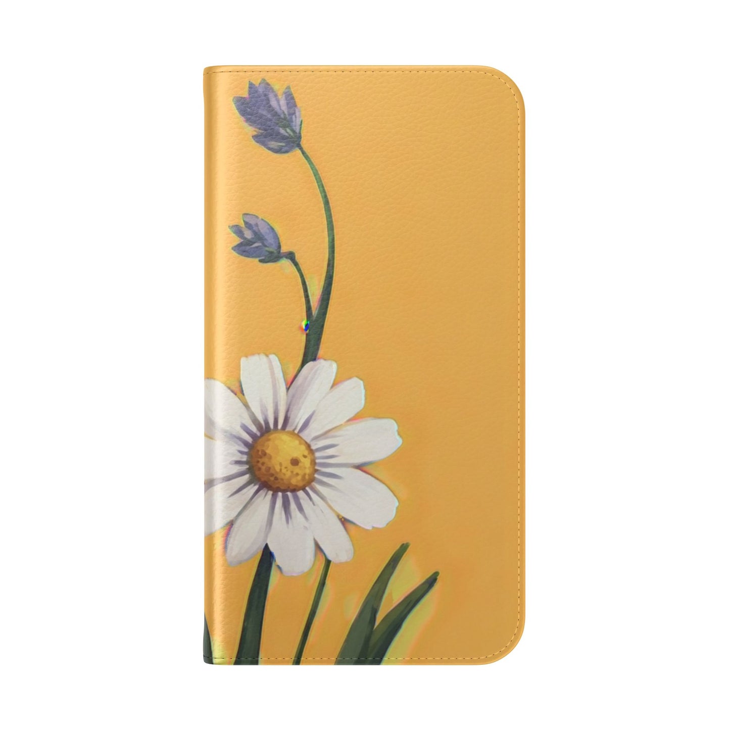 Spring Daisies Vegan Leather Flip Case