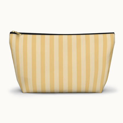 Buttercup Stripe Accessory Pouch with T-bottom