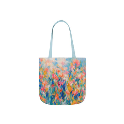Chromatic Meadow Tote Bag with 5-Color Straps